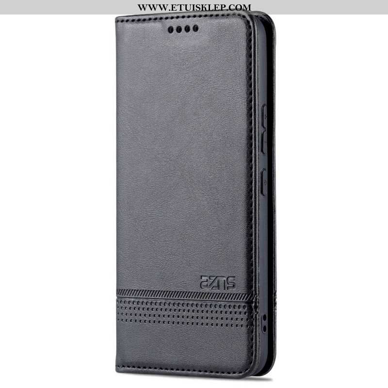 Etui Na Telefon do Samsung Galaxy S22 5G Etui Folio Stylizacja Skóry Azns